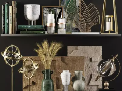 decorative set01 3D model