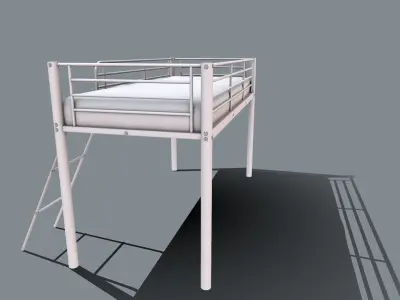 Bunk Bed 3D model