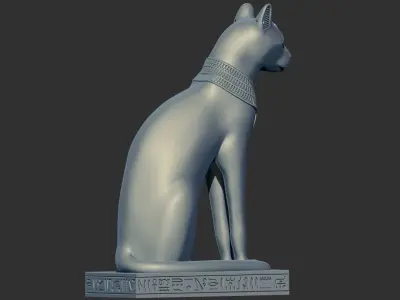  Egyptian Cat Goddess Bastet stl 3d printable model  3D print model