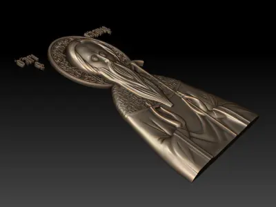 Saint Bademus of Persia 3D model