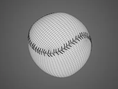 Baseball Ball 3D model