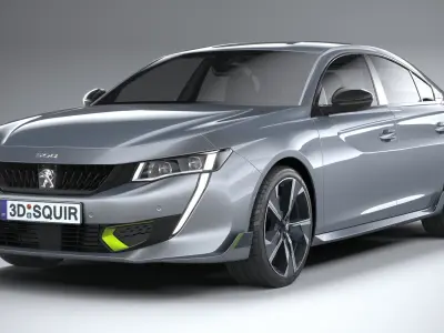 Peugeot 508 PSE 2021 3D model