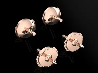 Lock for Earrings 3D print model
