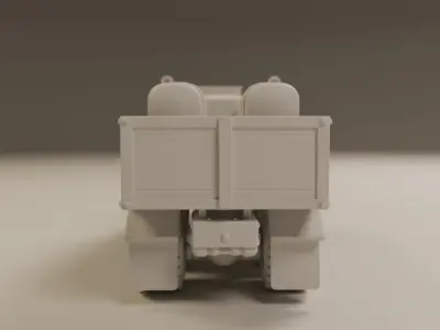 combat truck 3D print model