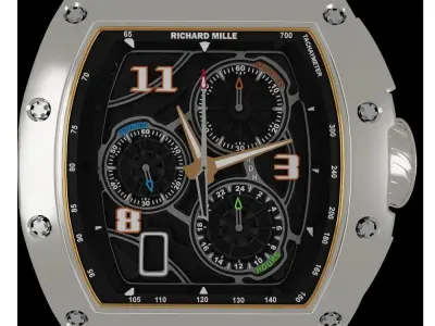 Richard Mille  watch 3d model 3D model