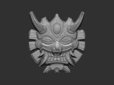 tiki mask  3D print model