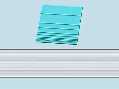Wall Panel A07 Lines - Interior Design Decoration 3D print model