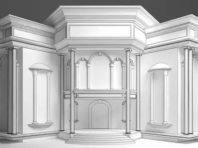 Modern Stage 3D model purchase
