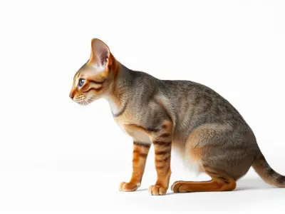 Bengal Cat Realistic 3D Model Low-poly 3D model