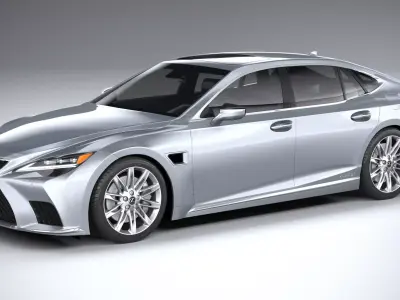 Lexus LS 2021 3D model