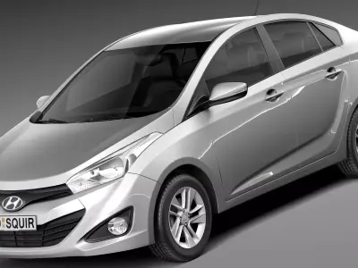 Hyundai HB20 S 2013 3D model