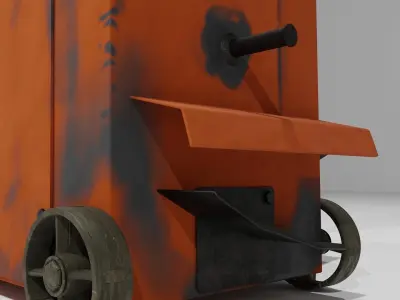 tyre machine Free low-poly 3D model