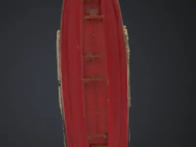 Vintage Ocean Liner Ship 3D Model - Classic Titanic  3D model