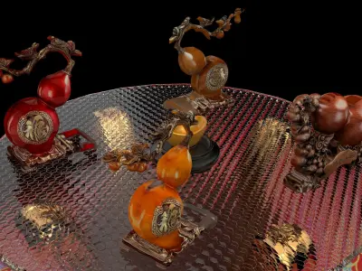 Chinese gourd   3D model