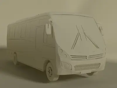 coach bus 3D model