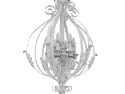 Livex Villa Verona 855 Foyer Pendant 3D model
