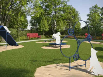 Dogs Playground 3D model