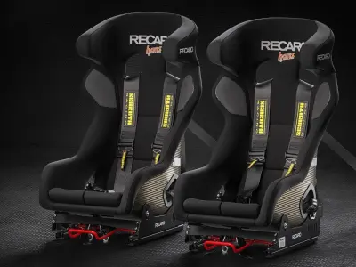 RECARO Pro Racer SPG HANS 3D model