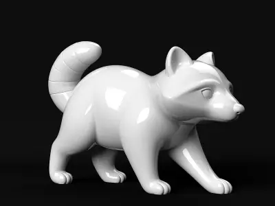 Raccoon 3D print model