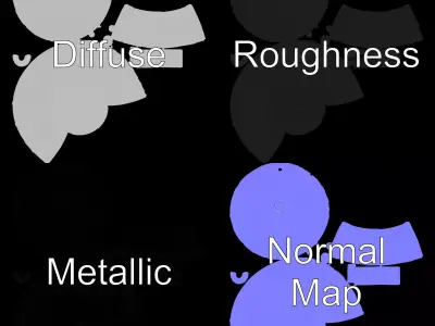 Modern Porcelain Basin model pack Low-poly 3D model