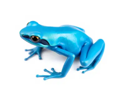 Blue Tree Frog D Model Pack Low-poly 3D model