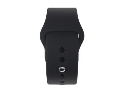 Apple Watch Series 8 Sport Band Midnight Color 3D Model Low-poly 3D model