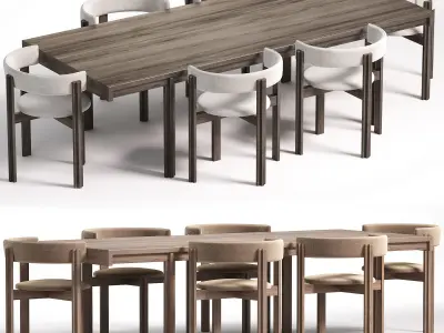 PRINCIPAL Chair and Table 3D model