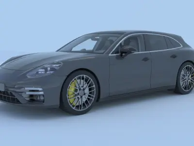 Porsche Panamera Car 3D model