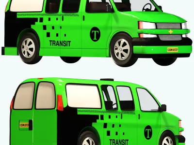 Ducati Bicycle Willys Chevrolet 3D model