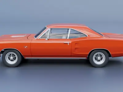 Dodge Coronet 1968 3D print model