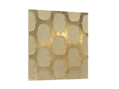 Seashell Wall Cover Panels - Tiles 3D model