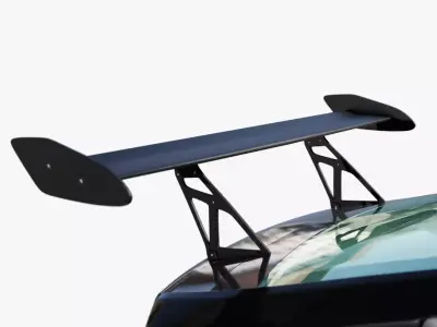 Car Spoiler Low-poly 3D model