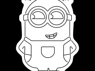 Minion Neon Sign 3D model
