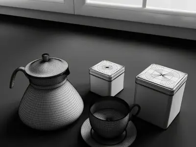 Tea break 3D model