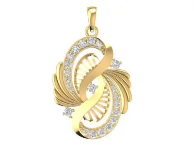 Luxury Emerald Gemstone Men Ring 3D Model 2093 3D print model