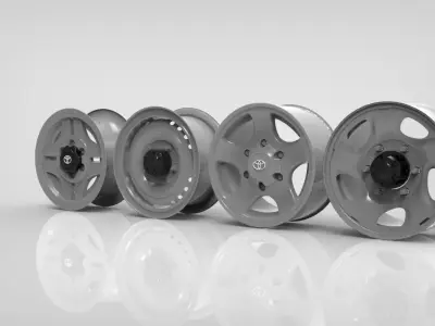 TOYOTA SERIES 80 WHEEL PACK 3D model
