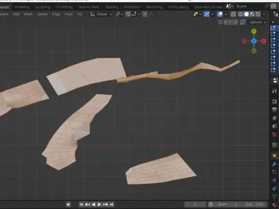 Chinese text in damaged shape and rust on surface Free low-poly 3D model
