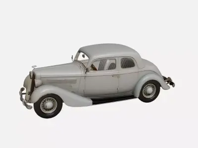 1930s Early Vintage Classic Coupe 3D model 3D model