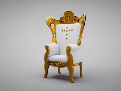 Cone throne chair Free 3D model