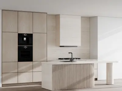 Kitchen Appliance Bosch Kitchen Set 78 Low-poly 3D model