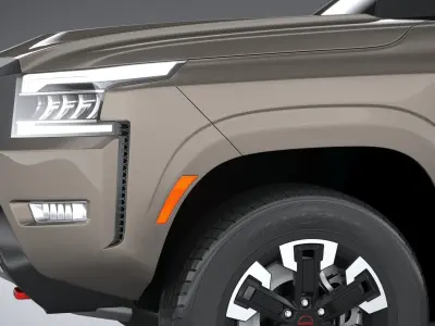 Nissan Frontier KingCab PRO4X 2022 3D model