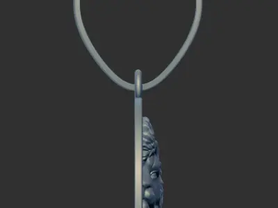 Lion Pendant 91387 3D print model