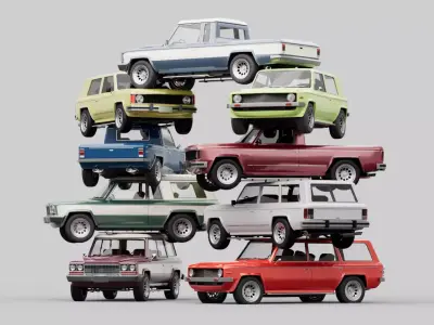 70s-80s big generic suv pack