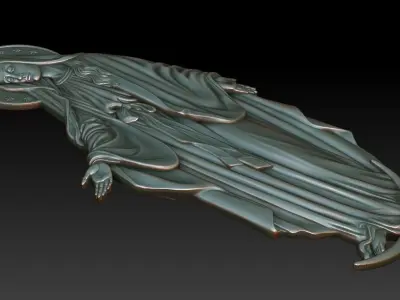 Our Lady Immacuiate 3D print model