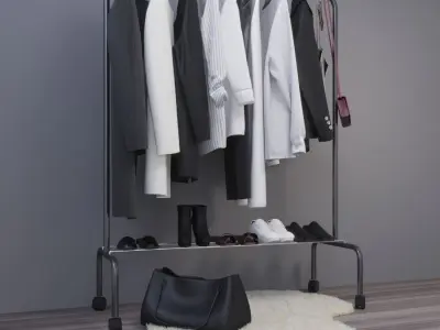 set of clothes 3D model