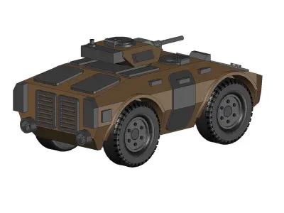 ARMORED VEHICLE MP110 3D print model