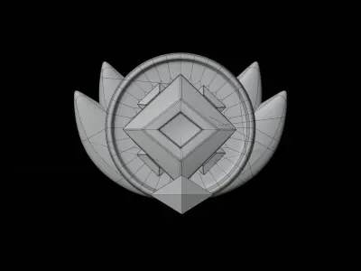 Reward Medal 3D Illustration 3D model