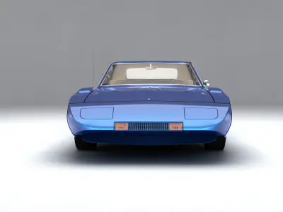 Charger Daytona 1971 3D model