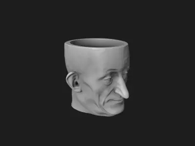 Grandpa Planter - Pen Holder 3D print model