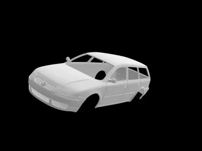 Volskwagen Passat B5 3D print model